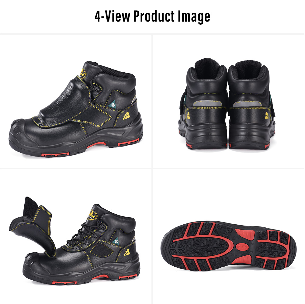 M-8387MP CSA Metatarsal Welding Safety Boots Multi-View M-8387MP Botas de segurança para soldagem de metatarso certificadas pela CSA com biqueira composta e proteção térmica Multi-View