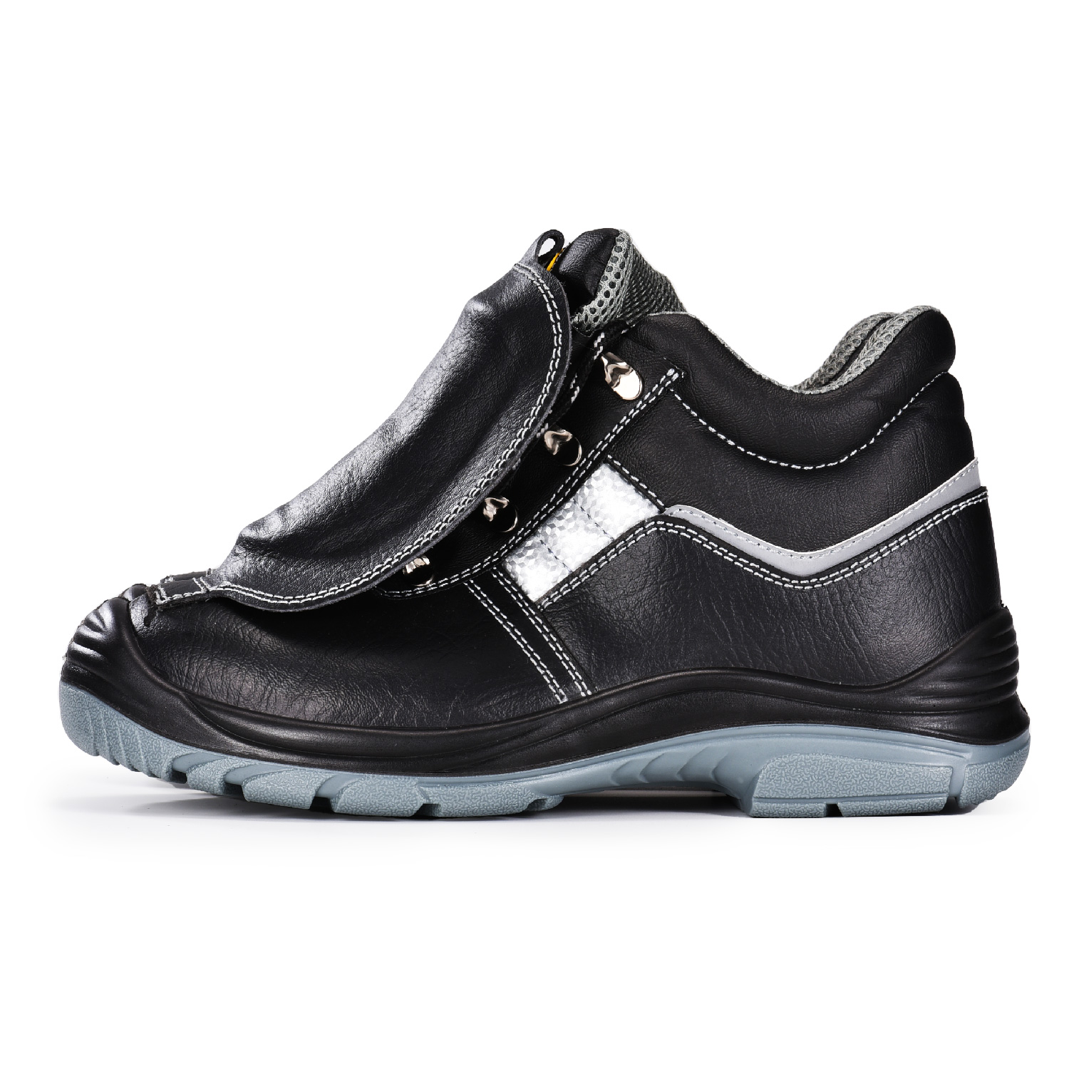 Soldagem de segurança de couro pesado de corte alto para botas de soldador com capa M-8027 Met Guard