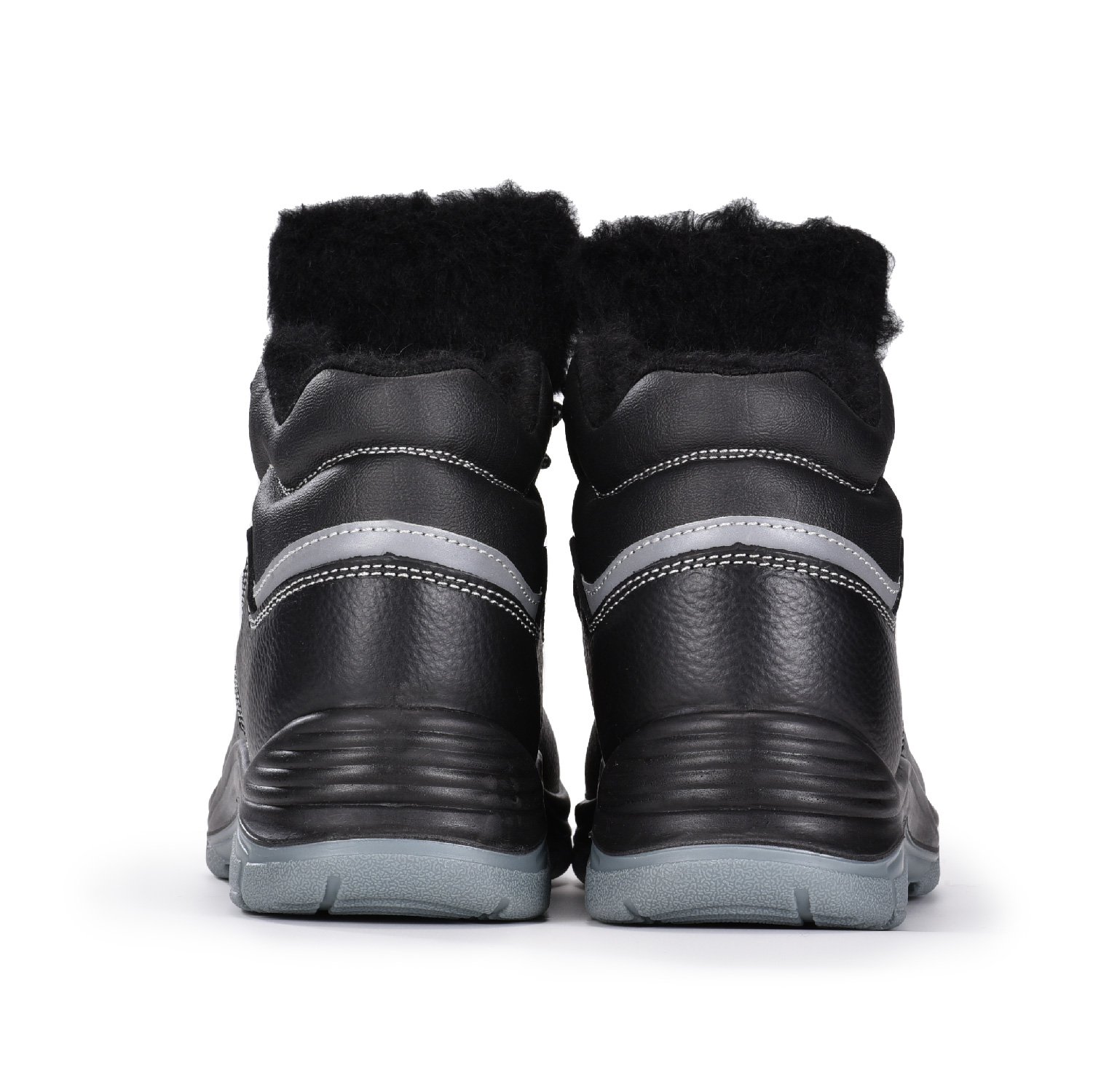 Botas de trabalho isoladas com forro de pele para clima frio para armazém congelador de inverno M-8550 Fur