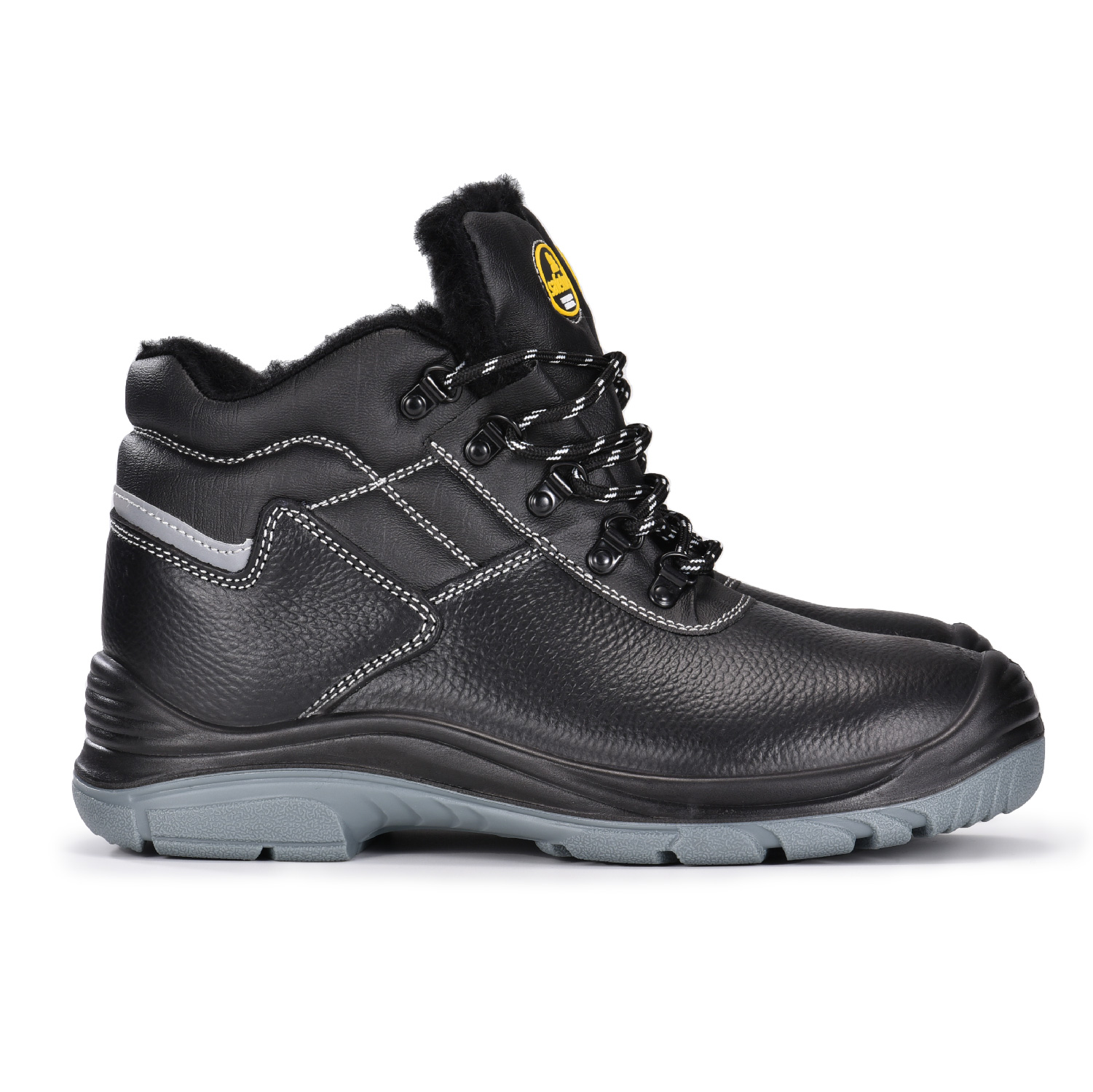 Botas de trabalho isoladas com forro de pele para clima frio para armazém congelador de inverno M-8550 Fur