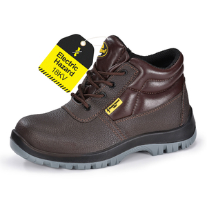 Botas de segurança isoladas de risco elétrico 18KV para eletricista masculino M-8010 EH