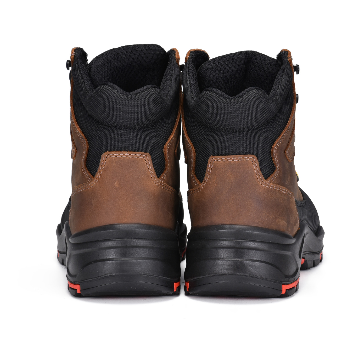 Botas de trabalho mais confortáveis ​​e resistentes ao deslizamento de couro Nubuck com biqueira composta para homens M-8562