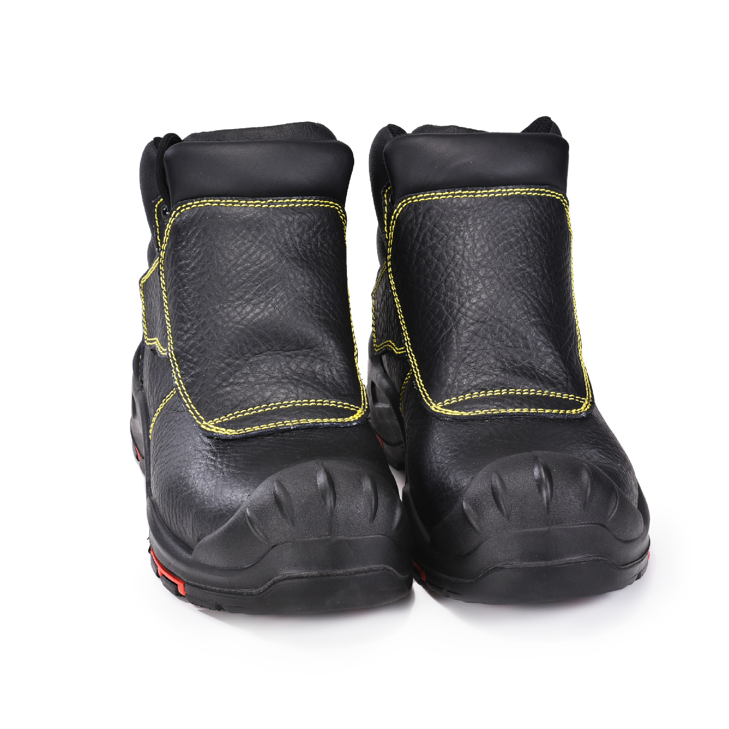 Botas de soldagem de trabalho de segurança duráveis ​​para trabalhadores de soldador M-8387 novo
