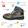 Botas femininas com biqueira de aço e melhores botas de trabalho de segurança para mulheres M-8516W camurça