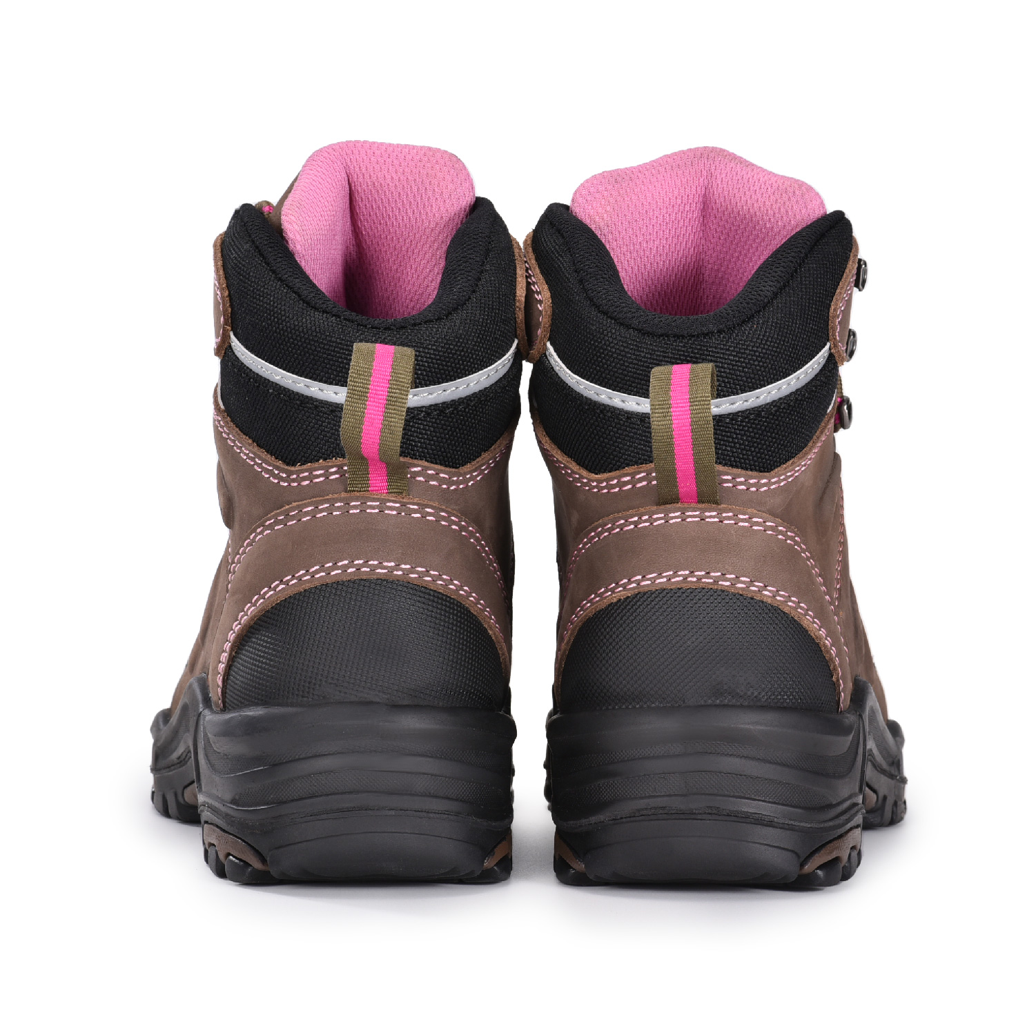 Botas de trabalho femininas impermeáveis ​​e antiderrapantes com biqueira composta M-8553