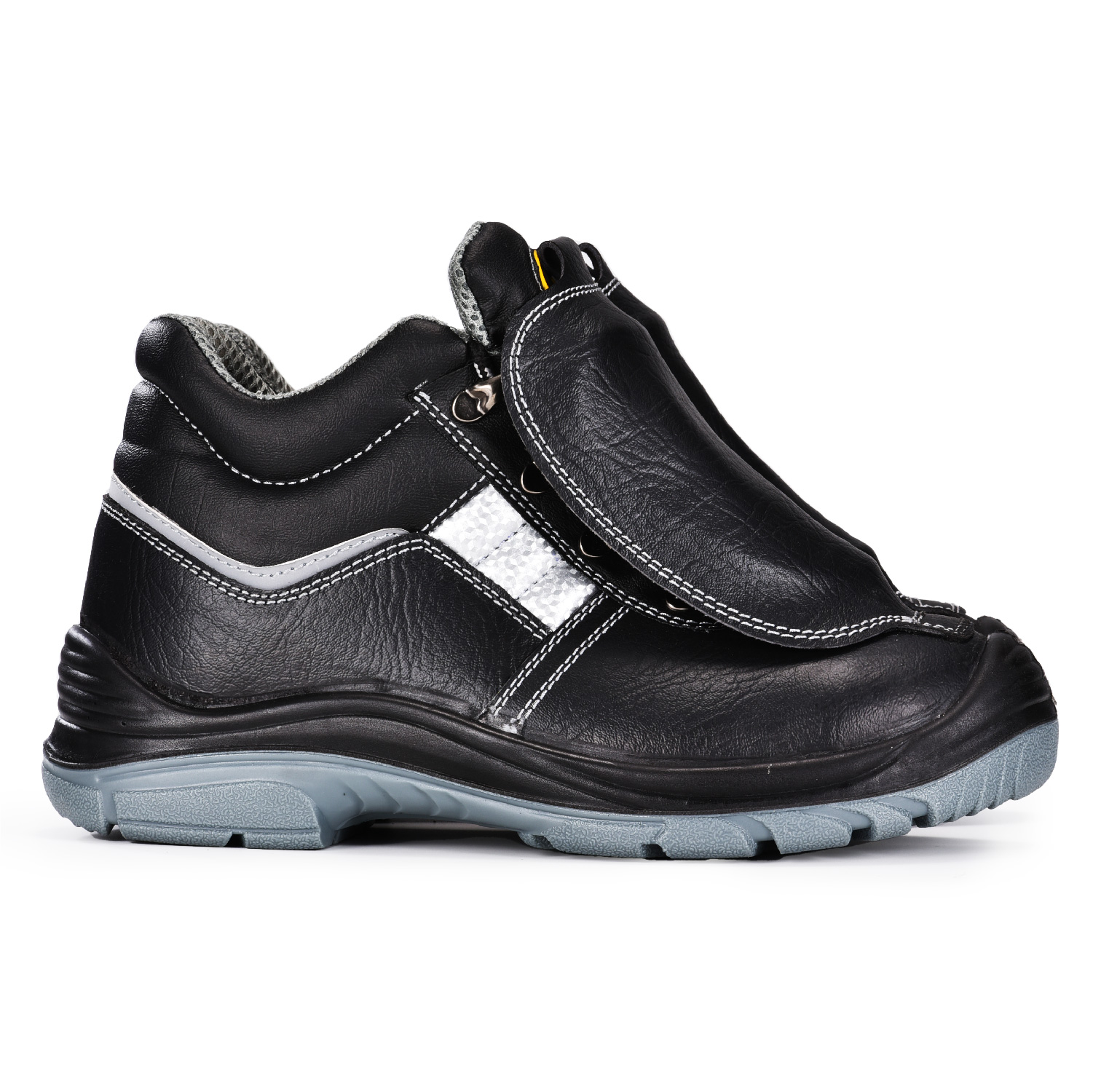Soldagem de segurança de couro pesado de corte alto para botas de soldador com capa M-8027 Met Guard