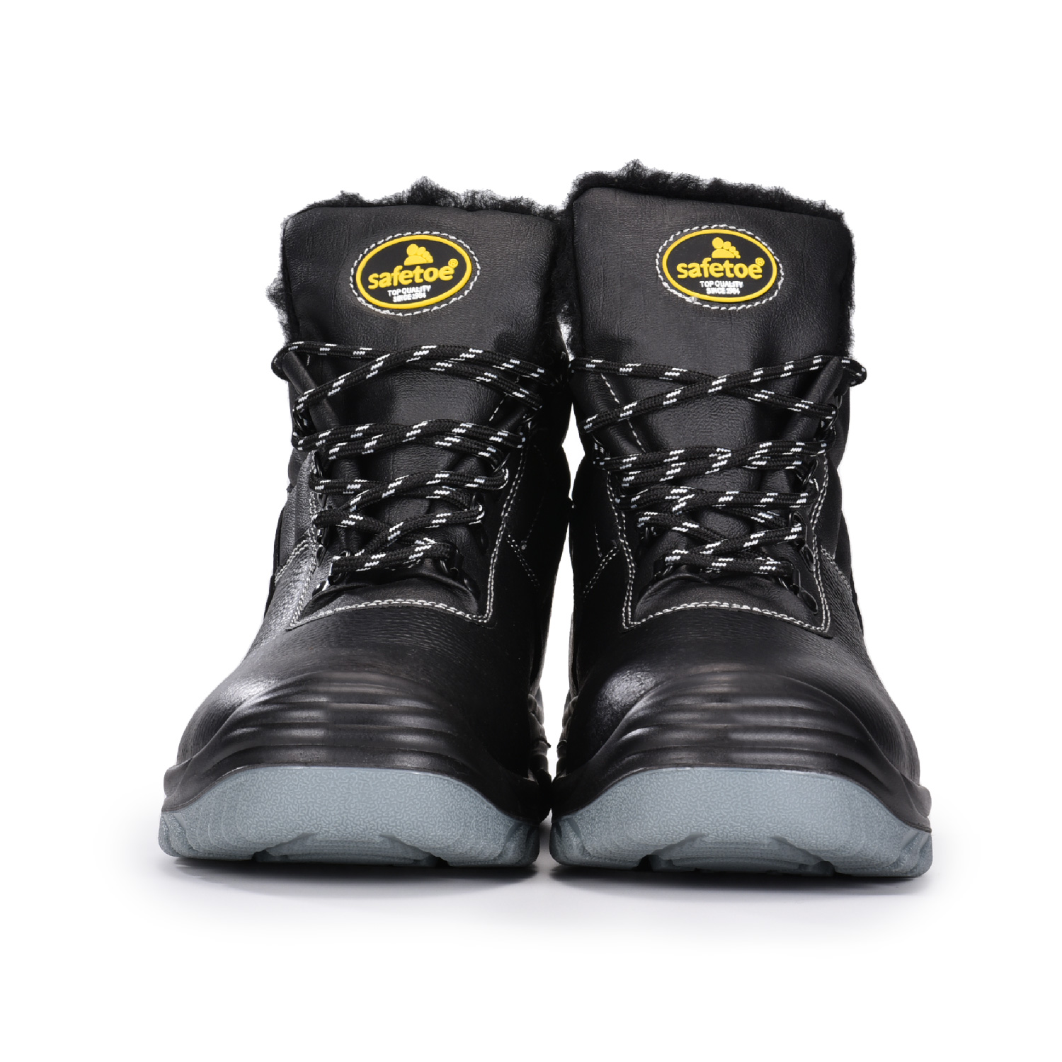 Botas de trabalho isoladas com forro de pele para clima frio para armazém congelador de inverno M-8550 Fur