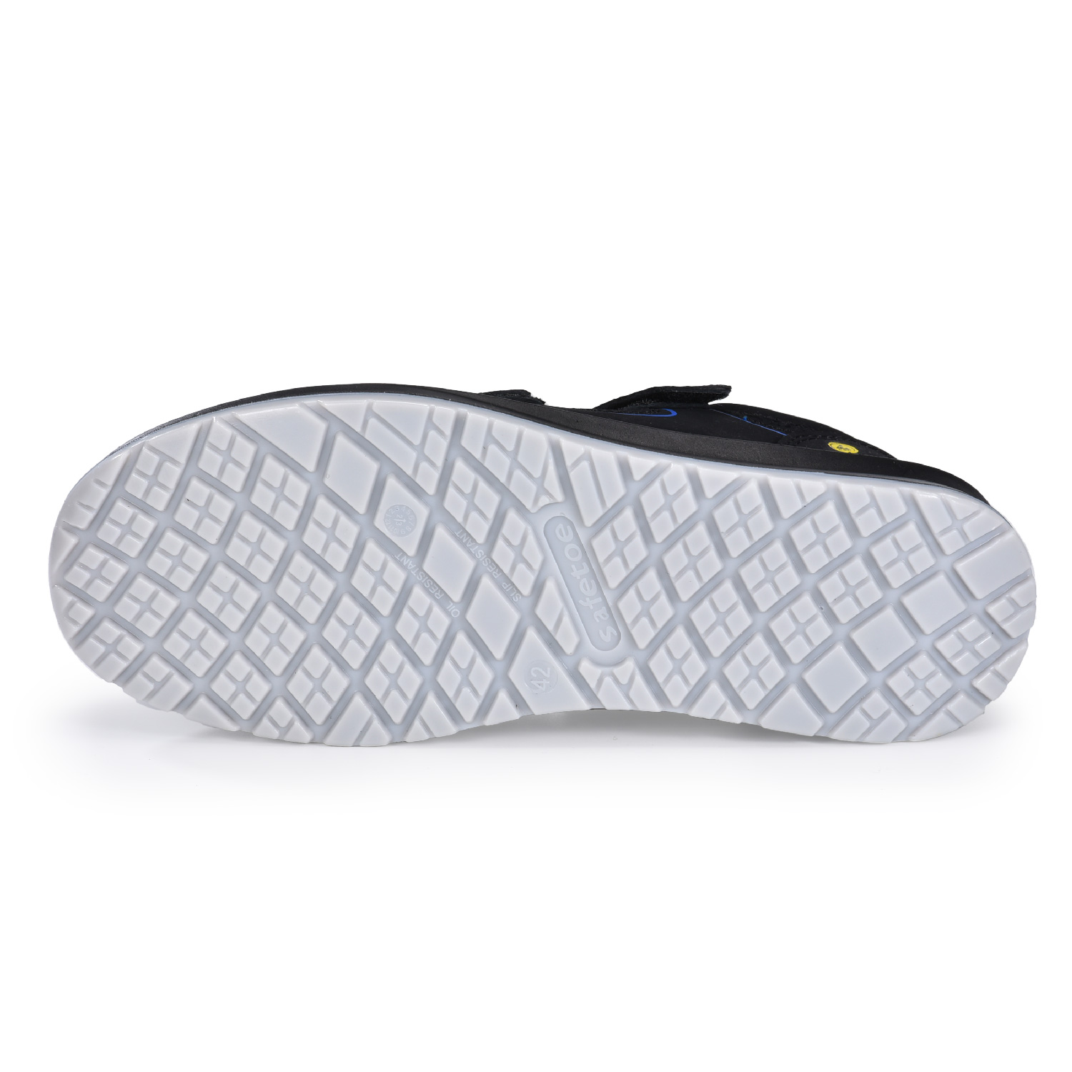 Tamancos de trabalho compostos sem metal S1P da Alemanha Design para homens L-7518B azul