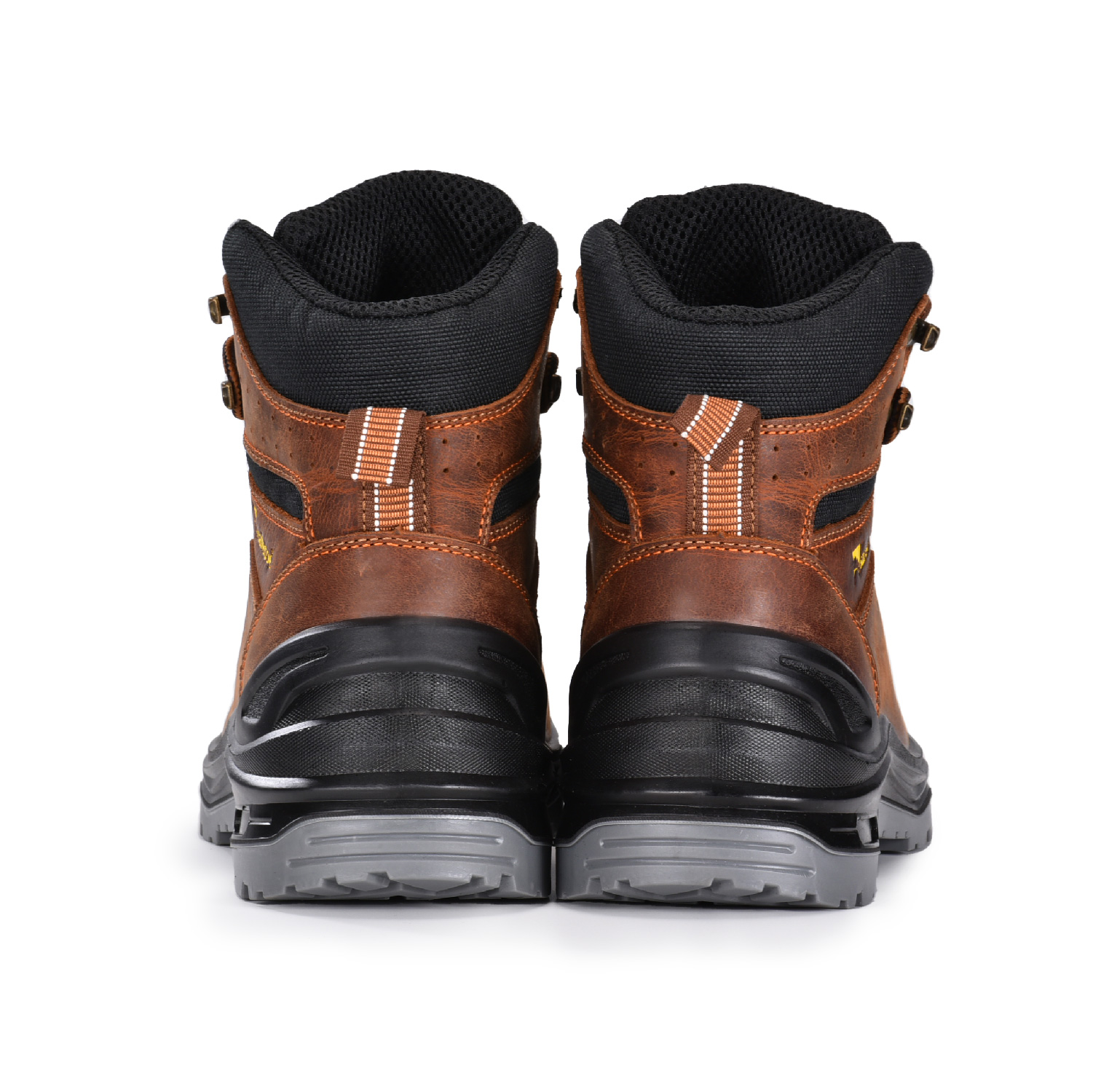 Botas de trabalho mecânico à prova d'água para serviços pesados ​​com biqueira composta para homens M-8556