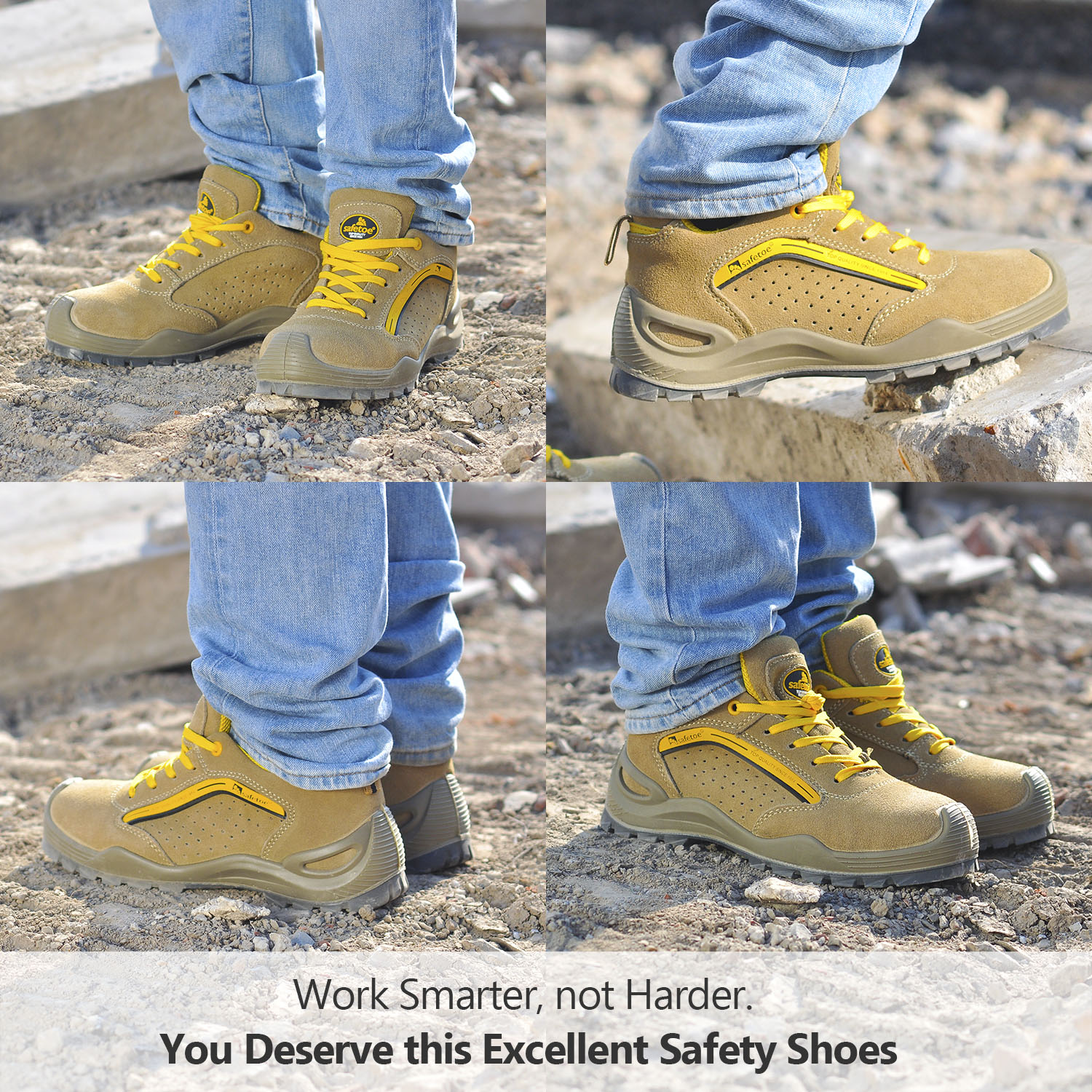 Sapatos de segurança de verão respiráveis ​​L-7296