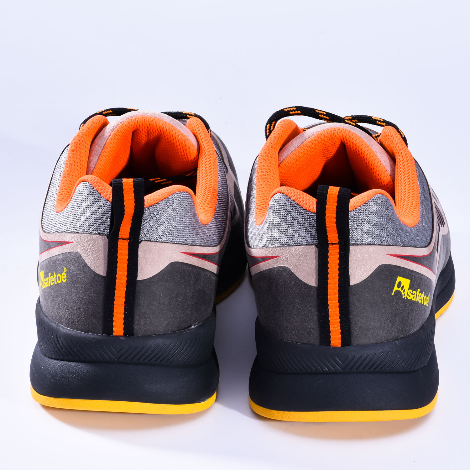 Sapatos de segurança esportivos industriais L-7392 amarelo