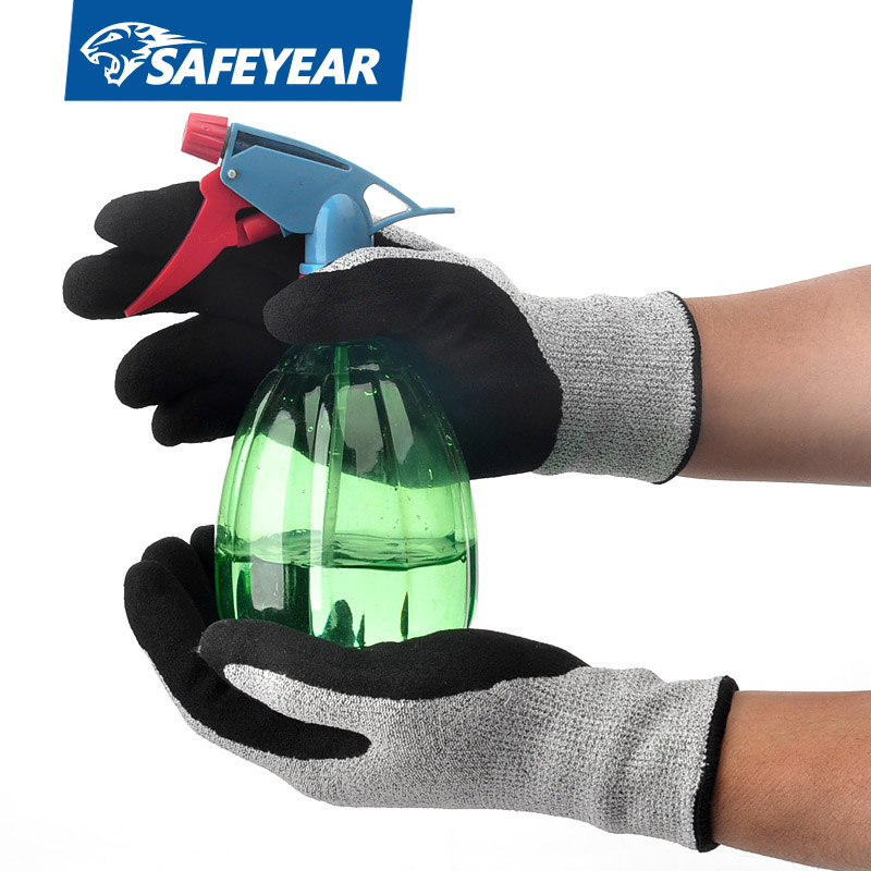 Luvas de Trabalho Resistentes Anticorte FL-HDPNFM