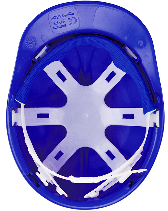 Capacete de segurança tipo europeu W-033 azul