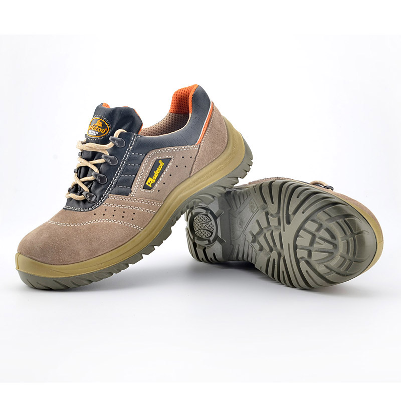 Sapatos de segurança de verão com biqueira de aço L-7268 bege