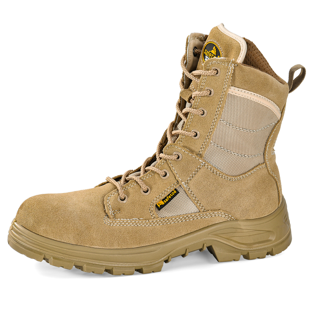 Botas de Trabalho de Segurança de Combate S1P H-9438 Bege SafeCombat-H