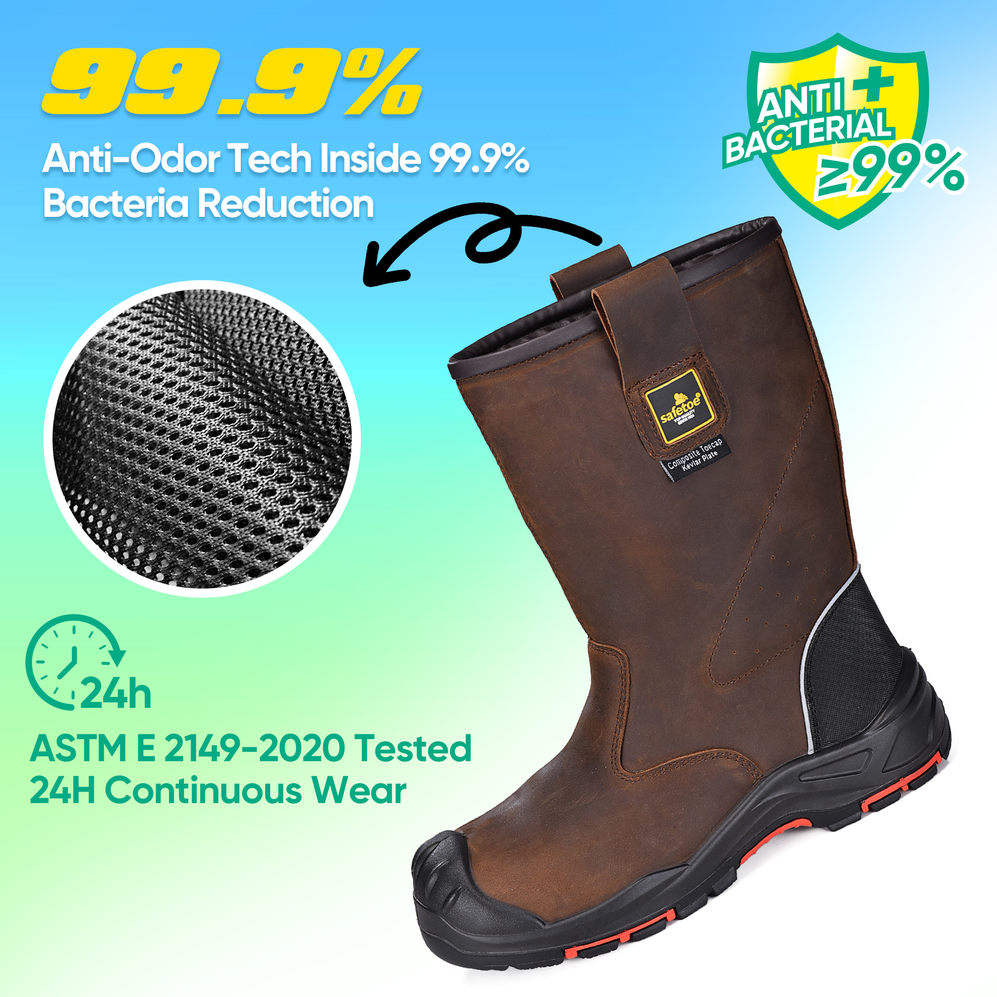 Botas da indústria petrolífera padrão australiano S3 H-9437
