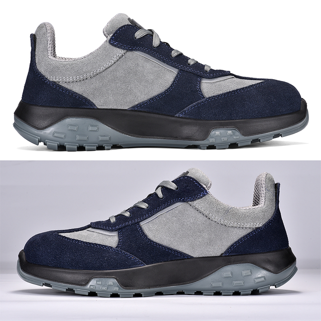 Sapatos de segurança respiráveis ​​prontos para uso masculino e feminino