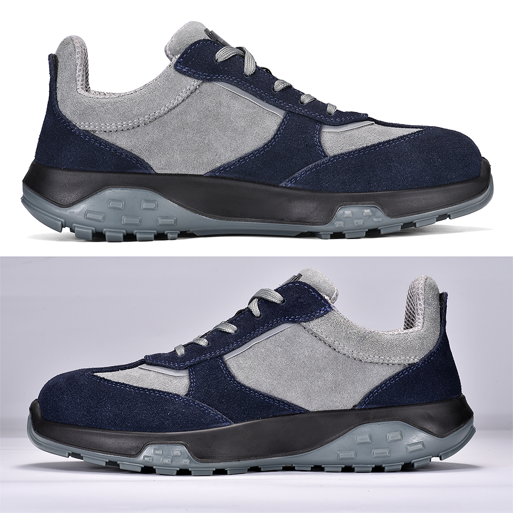 Sapatos de segurança respiráveis ​​prontos para uso masculino e feminino
