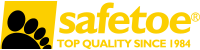 logotipo do pé de segurança