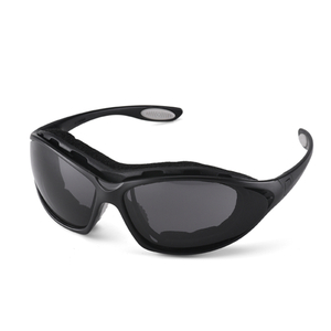 Óculos de sol de segurança com lentes pretas SG002 preto