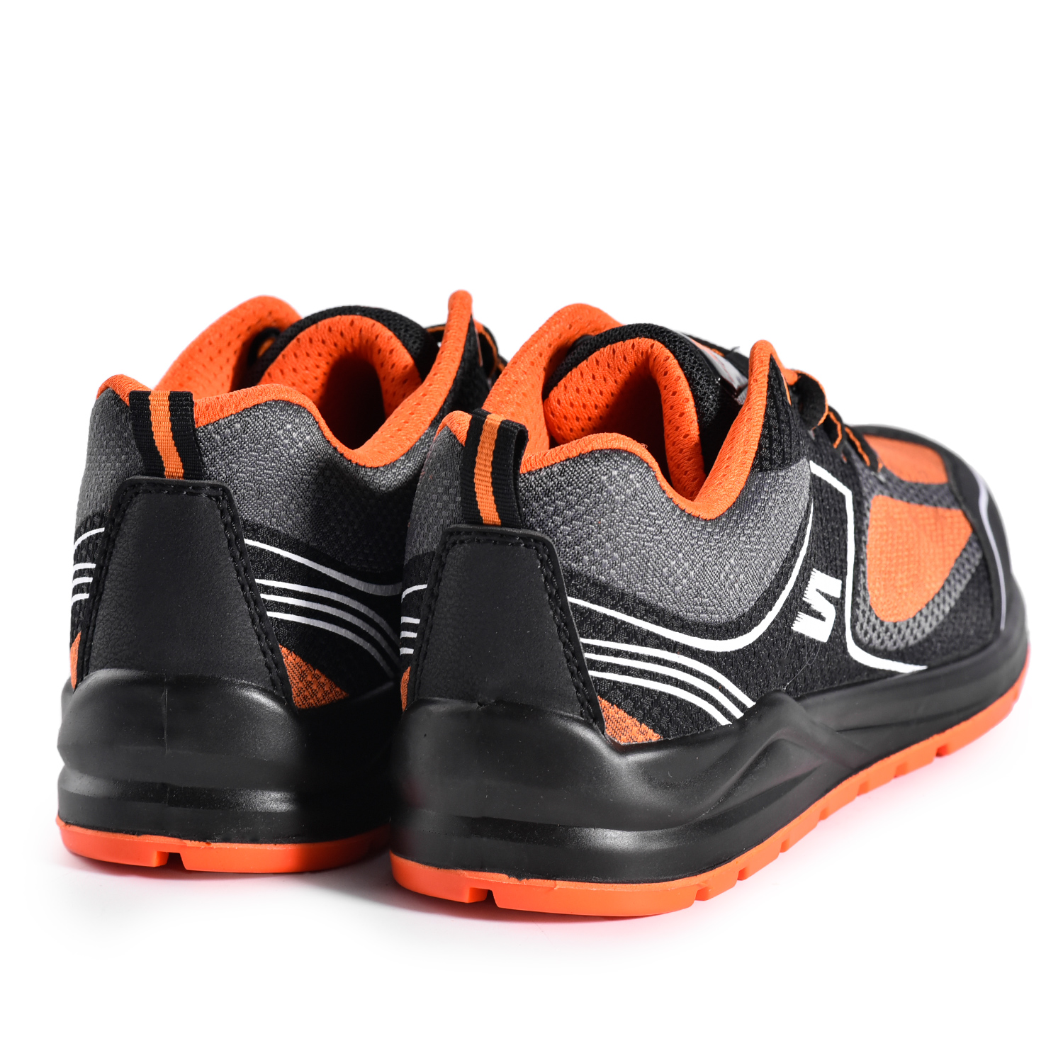 Calçados de segurança com biqueira de aço para tênis leves e elegantes para mulheres