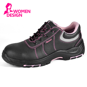 Sapatos Safetstep para mulheres Sapatos de trabalho resistentes ao deslizamento Sapatos com biqueira de aço ativo para mulheres