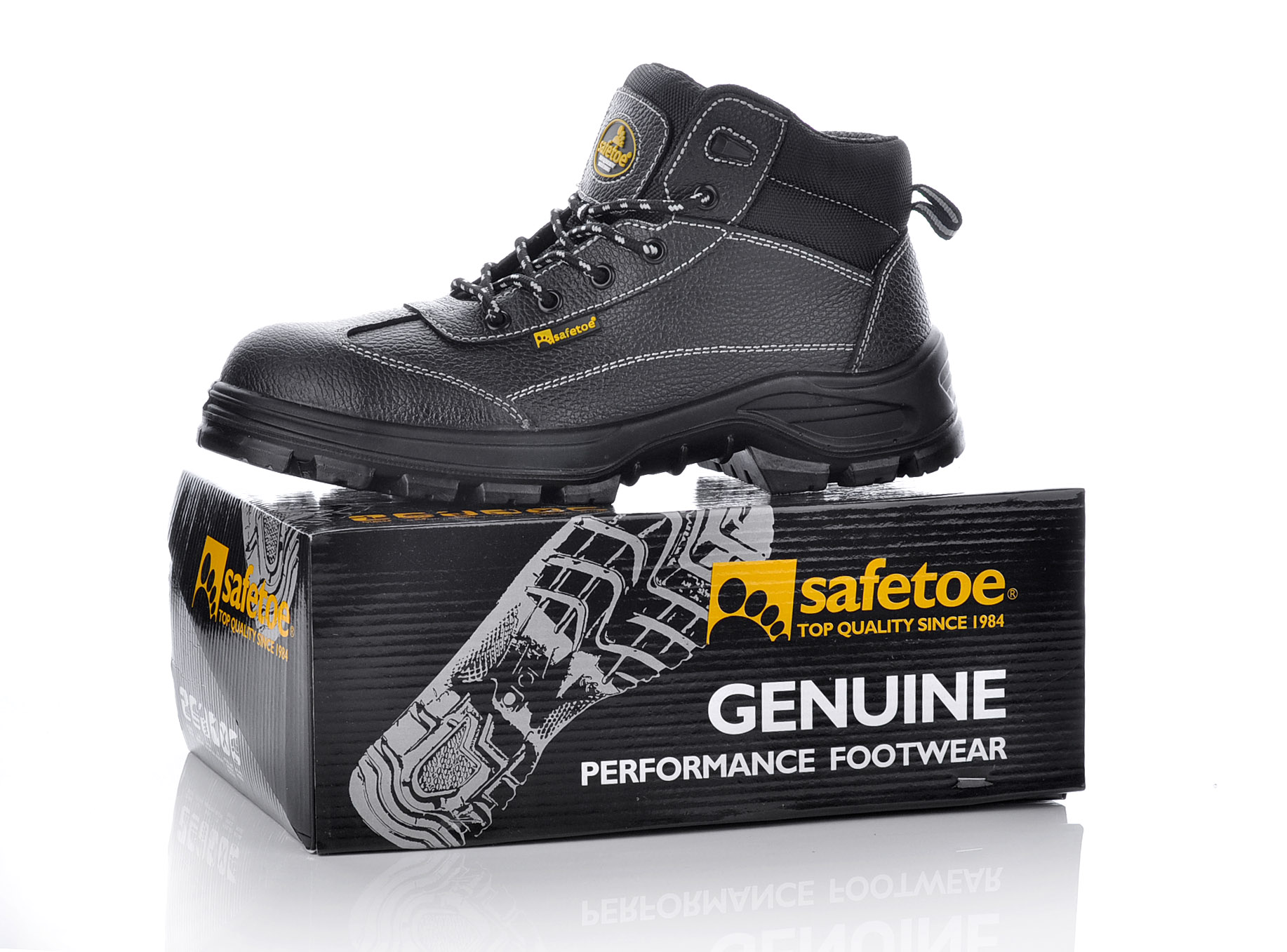 Sapatos de trabalho resistentes a óleo M-8305 de borracha