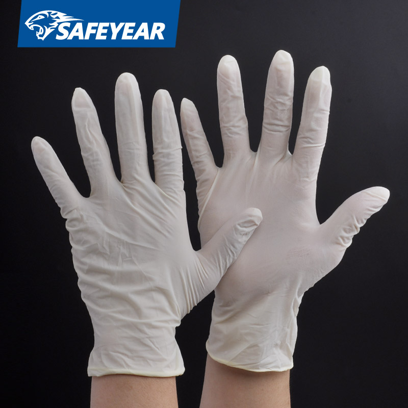 Luvas Descartáveis ​​de Látex FL-1111W1