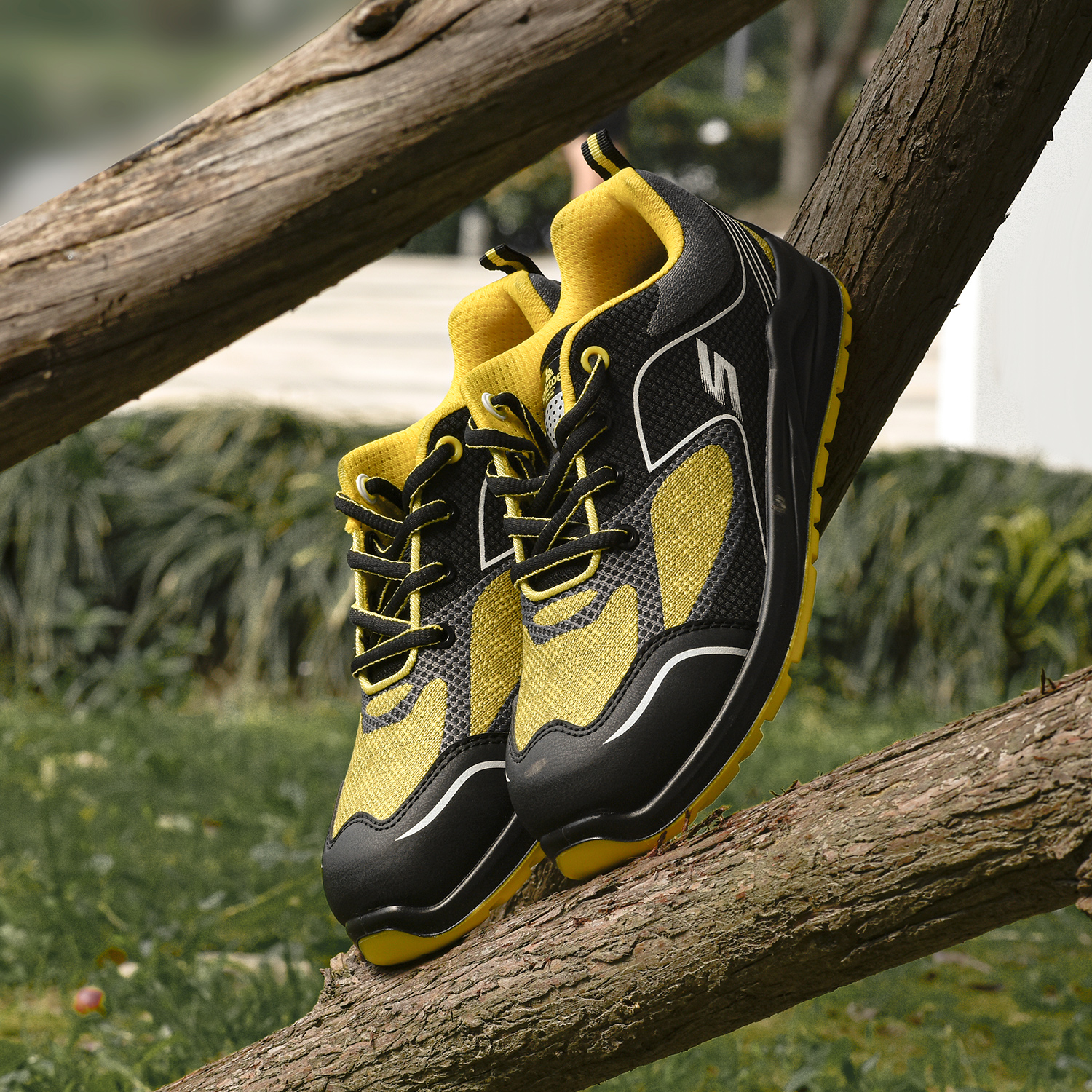 Sapatos de segurança com novo design S1P L-7501 Grapefruit (Speed)