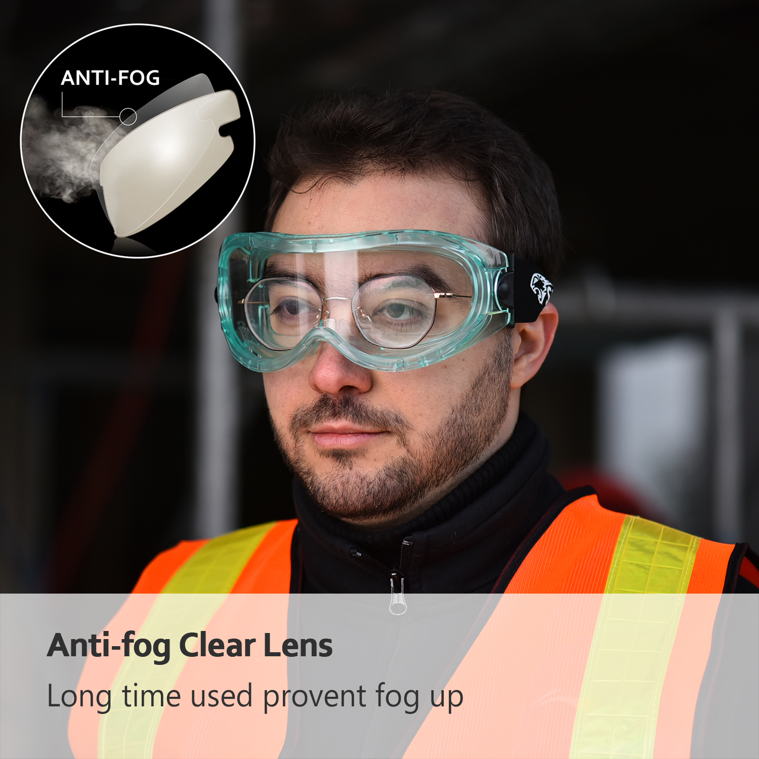 Óculos de Segurança Leves SG007 Verde