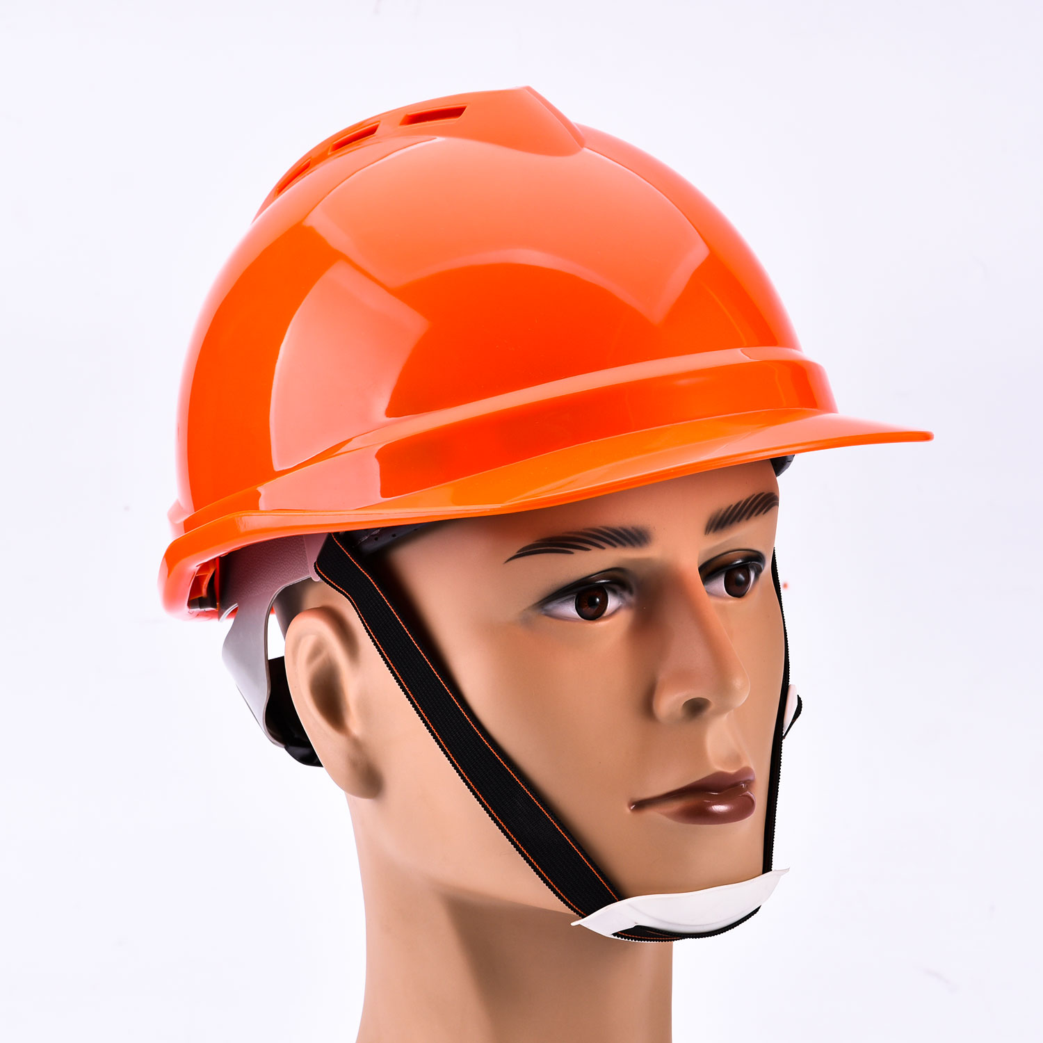 Capacete de trabalho branco HDPE W-002 branco