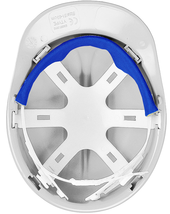 Capacete de segurança de tecido lavável W-033 amarelo