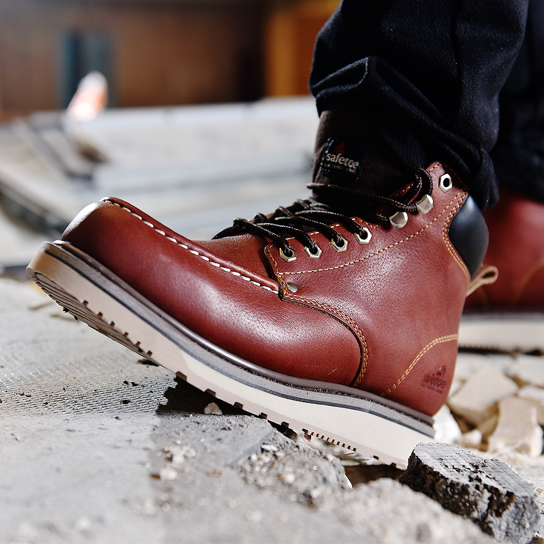 Botas tradicionais de trabalho com cunha M-8076