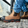 Botas de trabalho de segurança do revendedor (sem metal) M-8025NB