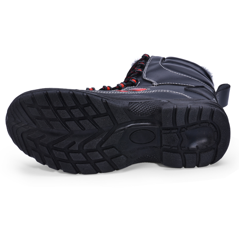 Sapatos Preço Atacado Mercado Segurança Inverno Masculino Biqueira de Aço Quente Inverno Segurança Botas de Trabalho H-9440