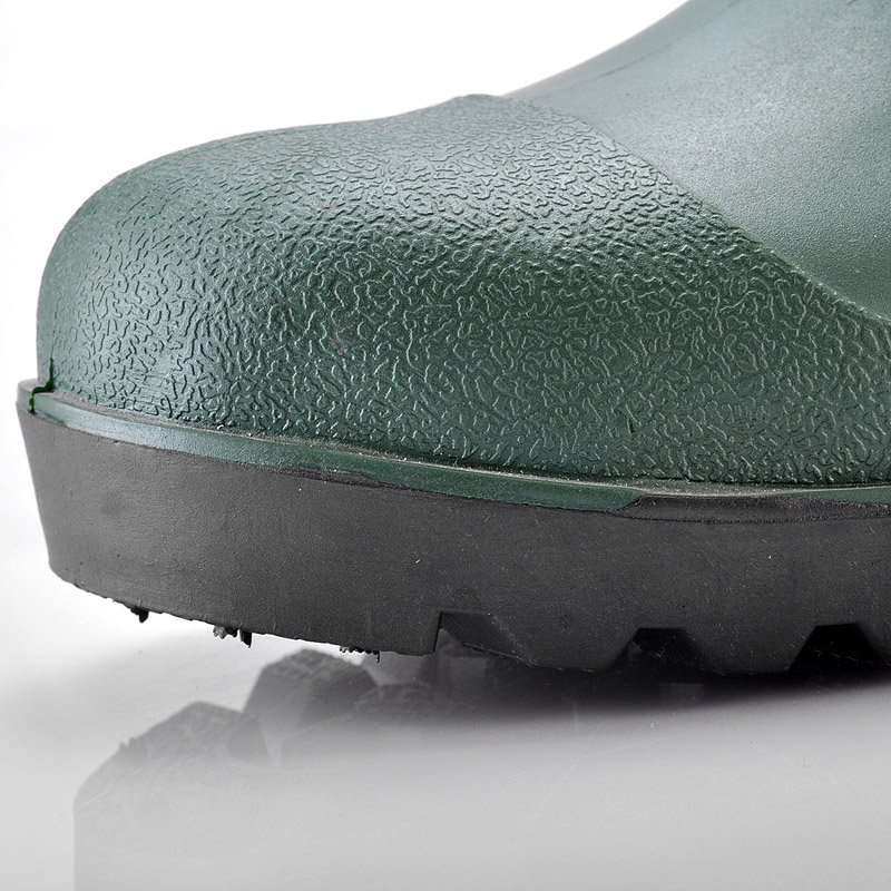 Botas de segurança de PVC à prova d'água W-6037 Verde