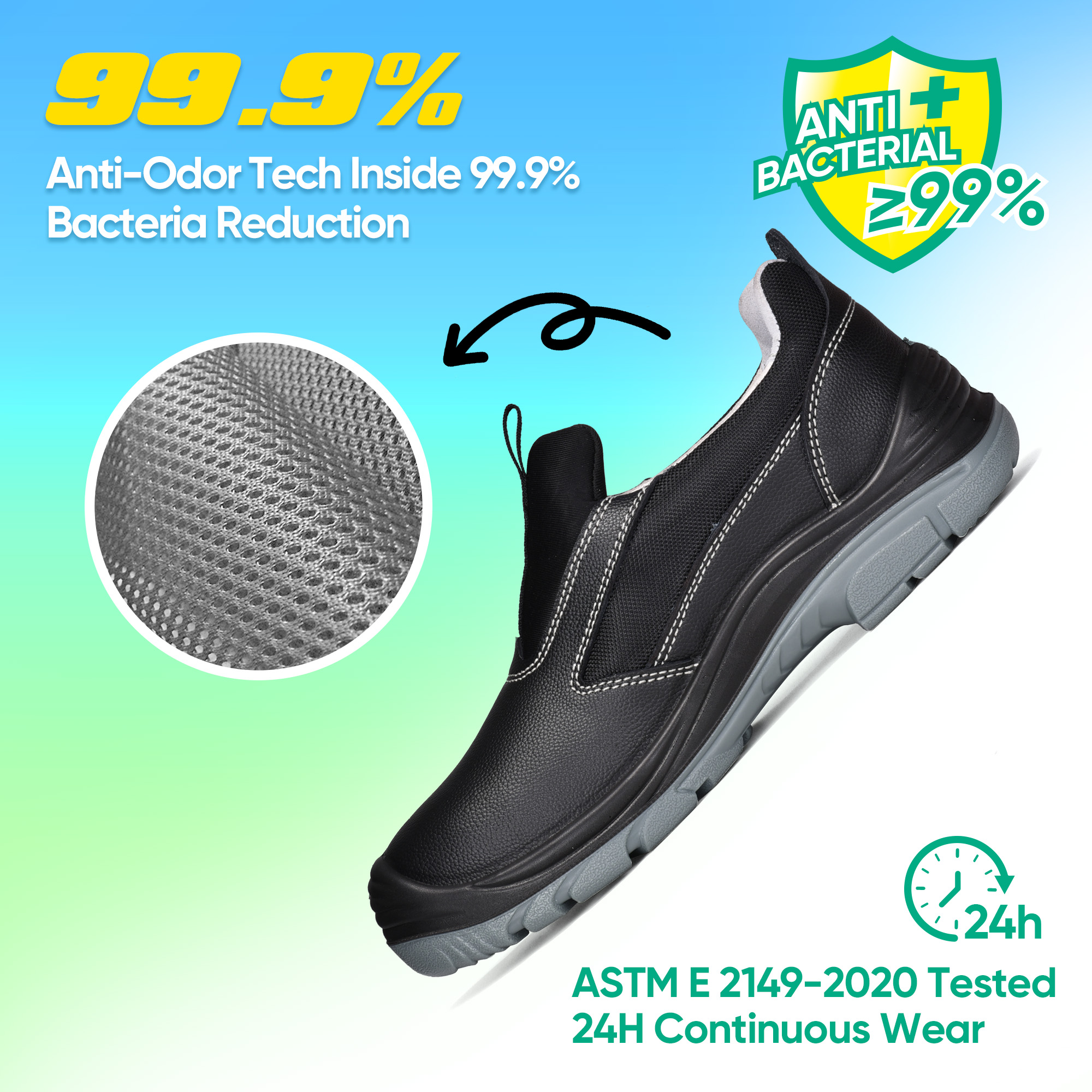 Sapatos de segurança com biqueira de aço Super Laceless Low Cut S3 L-7525