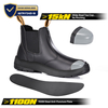 Botas de segurança certificadas pela CSA com triângulo verde | Botas de trabalho com biqueira de aço M-8025