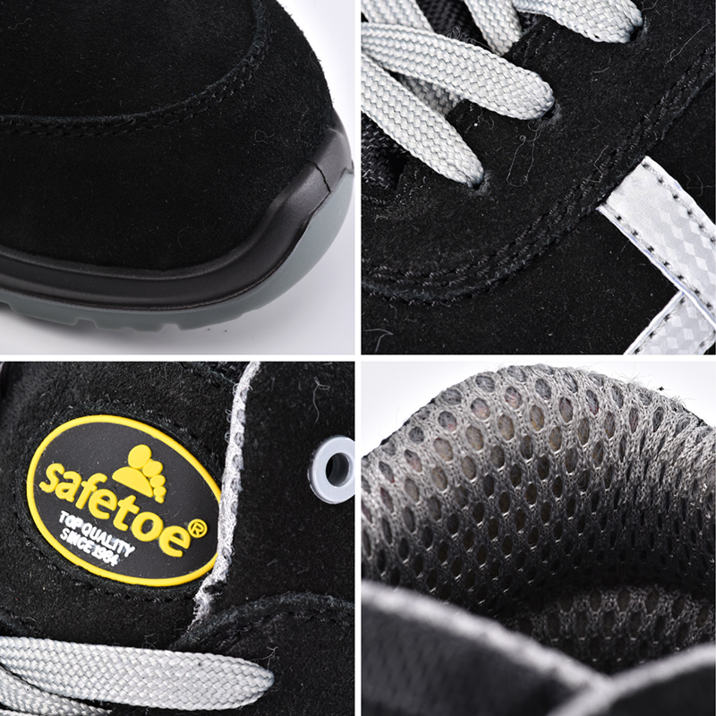 Botas de trabalho com biqueira composta sem metal M-8439 preta