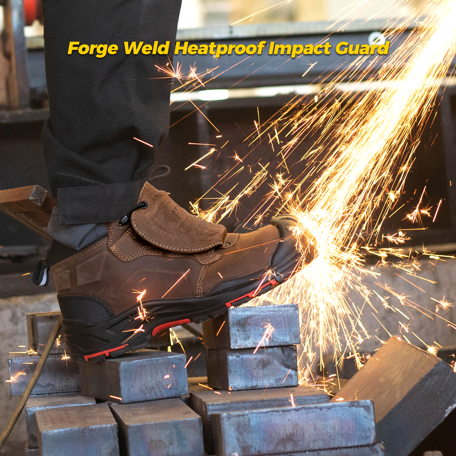 Botas de segurança de proteção metatarso para trabalho em metal Safetoe | M-8552MP
