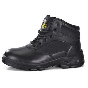Botas Policiais de Couro Preto M-8515NS
