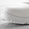 Sapatos de segurança de trabalho com bico composto branco para chef de cozinha