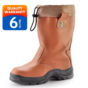 Botas quentes de trabalho de segurança para inverno H-9426 marrom