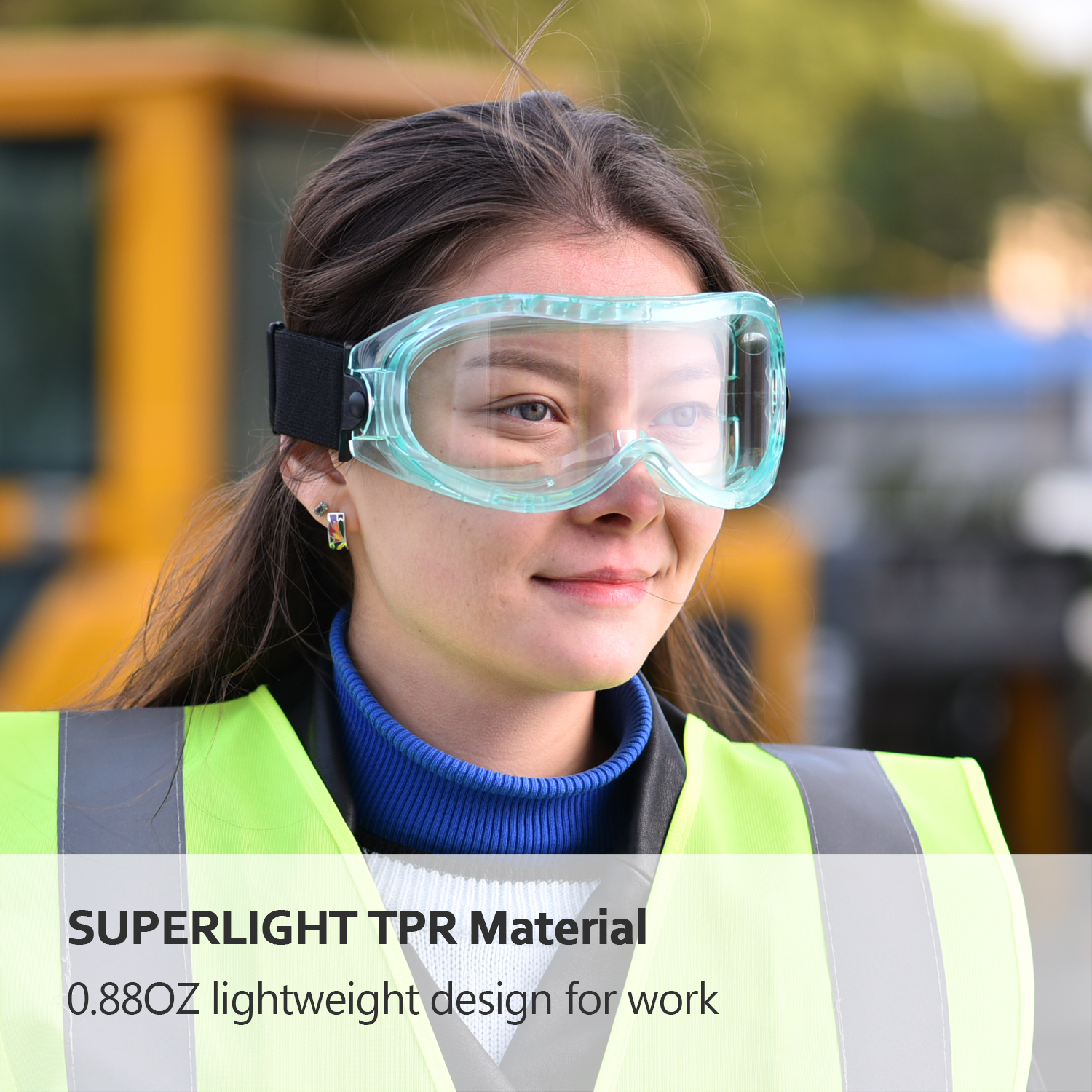 Óculos de Segurança Leves SG007 Verde