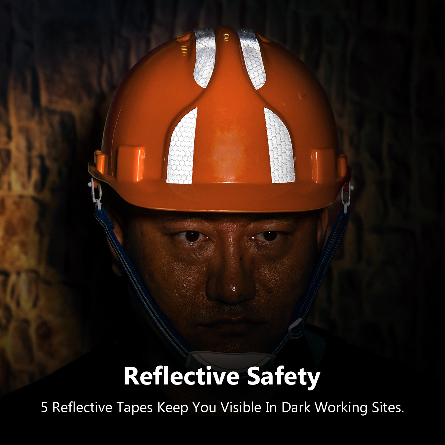 Capacete de Segurança Industrial W-036 Laranja