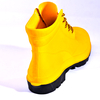 Botas de PVC com Biqueira de Aço W-6050 Laranja
