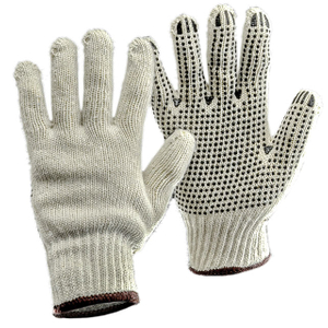 Luvas de trabalho de segurança de pontos de PVC FL-7259