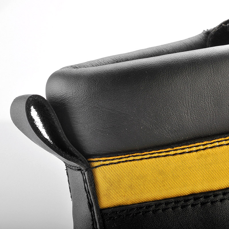 Sapatos de trabalho de segurança antiderrapantes resistentes a óleo e água Biqueira de aço M-8179