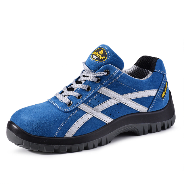 Sapatos de segurança de couro respirável L-7111