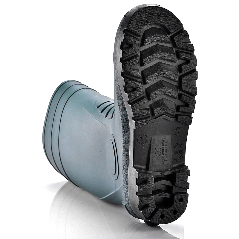 Botas de chuva de goma de PVC W-6038 Verde